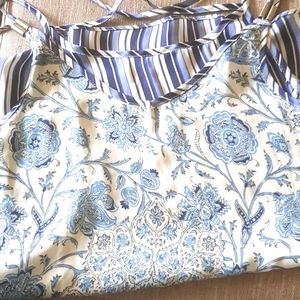 Blue blouse cute patterns